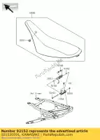 921520591, Kawasaki, collare, 6.4x8x14.7 kawasaki kfx450r 450 , Nuovo