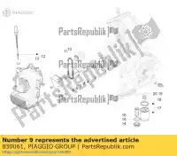 830061, Piaggio Group, Vite con flangia     , Nuovo