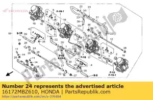 honda 16172MBZ610 colarinho - Lado inferior