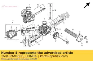 Honda 16013MAM000 conjunto flutuador - Lado inferior