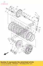 Here you can order the plate, friction 2 from Yamaha, with part number 1TD163310000: