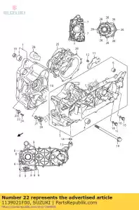 Suzuki 1139021F00 jet comp, piston - La partie au fond