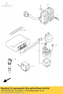 Suzuki 3292033E20 unité de commande, ep - La partie au fond