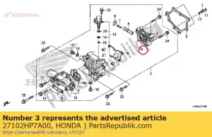 honda 27102HP7A00 cuerpo, control principal - Lado inferior