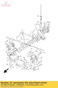 yamaha 4XY881450000 pokrywa - Dół