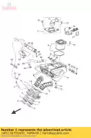 1WS136350000, Yamaha, joint, prise 1 yamaha  mt xsr 660 690 700 900 2014 2015 2016 2017 2018 2019 2020 2021, Nouveau