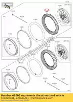 410090781, Kawasaki, 01 opona, fr, 3.00-21 51p, d605 kawasaki  250 2017 2018 2019 2020 2021, Nowy