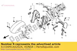 Here you can order the emb,r abs *type1* from Honda, with part number 61104MCAA20ZA: