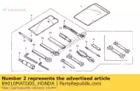 89010MATD00, Honda, gereedschapset honda cbr super blackbird xx cbr1100xx 1100 , Nieuw