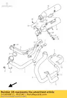 1418048E11, Suzuki, couverture, exh., r rr suzuki vz 800 1997 1998, Nouveau