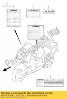 6831933E81, Suzuki, rótulo, geral w suzuki dr dr z gs gsf gsx gsx r ls vl vs vz xf 400 500 600 650 750 800 1200 1300 1400 1500 1996 1997 1998 1999 2000 2001, Novo