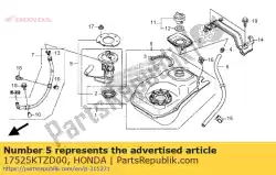 Aqui você pode pedir o bandeja, combustível em Honda , com o número da peça 17525KTZD00: