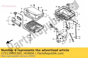 honda 17213MN5300 uszczelka, obudowa filtra powietrza - Dół