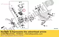 22887MGE006, Honda, plaque, diaphragme honda  vfr 1200 1800 2010 2011 2012 2013 2018 2019, Nouveau