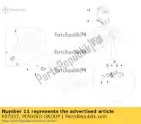 657037, Piaggio Group, Soporte de la batería piaggio liberty zapca6100, zapca6101 zapcd6100, zapcd6101,  zapma6100, zapma6101 zapma6101 zapmd6100, zapmd6101 50 125 2007 2009 2012 2017 2018 2019 2020 2021 2022, Nuevo