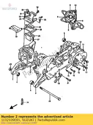 Qui puoi ordinare basamento lh da Suzuki , con numero parte 1132109E01: