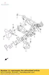 Suzuki 9212720H00 rondelle ux125 / 15 - La partie au fond