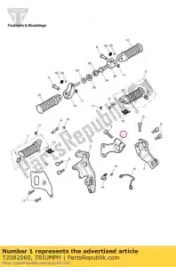 triumph T2082060 stempel rechts boven - Onderkant