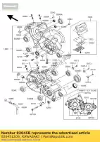 920451209, Kawasaki, Kogellagers kx125-f1 kawasaki kdx kx 125 1988 1989 1990 1991 1992 1993 1994 1995 1996 1997 1998 1999 2000 2001 2002 2003 2004 2005 2006 2007 2008, Nieuw