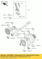 920281494, Kawasaki, bus, aansluitende ro kawasaki el eliminator b f zzr  e zxr l d zx6r ninja h zx600 j zx400 r m gpx ex250 k el250 gpx250r zxr400 el250d el250e zz r600 r250 zx 6r 600 el252 zzr600 250r 250 252 400 , Nieuw