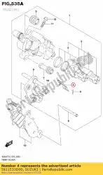 Here you can order the spring,pad,r from Suzuki, with part number 5911533D00: