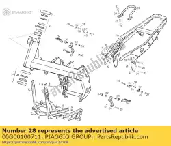 Qui puoi ordinare sopte. Estrb. Dr. Pasaj. Gp1 250cc da Piaggio Group , con numero parte 00G00100711: