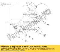 2B005099000C2, Piaggio Group, saddle moto-guzzi zgukwa00 zgukwa00, zgukwc00 zgukwu00 zgukya00 zgukya00, zgukye00 zgukyua0 850 2019 2020 2021 2022, New