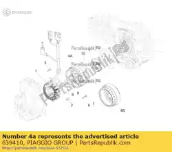 Tutaj możesz zamówić kompletny wirnik (kokusan) od Piaggio Group , z numerem części 639410: