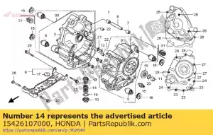 honda 15426107000 ressort, tamis de filtre à huile - La partie au fond