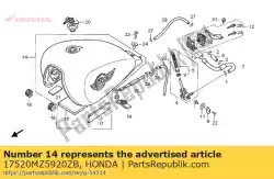 stel illust * type8 * in van Honda, met onderdeel nummer 17520MZ5920ZB, bestel je hier online: