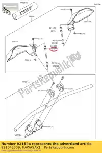 kawasaki 921542359 01 perno - Lado inferior