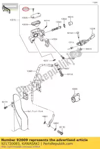 kawasaki 921720083 tornillo vn1600-a1 - Lado inferior