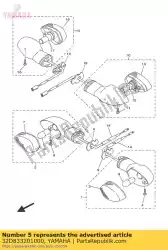 Tutaj możesz zamówić przednie ? Wiat? A migacza, zespó? 2 od Yamaha , z numerem części 32D833201000: