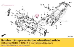 Here you can order the bolt, flange, 10x35 from Honda, with part number 90168S2A010: