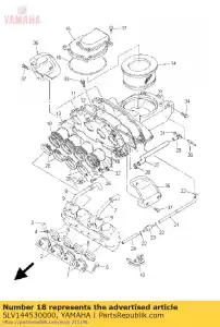 yamaha 5LV144530000 giunto, filtro dell'aria 1 - Il fondo