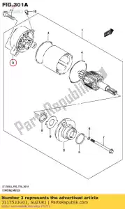 suzuki 3117533G01 frame assy,comm - Bottom side