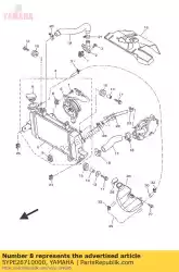 Ici, vous pouvez commander le écrou 1 auprès de Yamaha , avec le numéro de pièce 5YPE26710000: