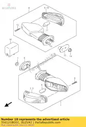 Qui puoi ordinare lente da Suzuki , con numero parte 3561218G01: