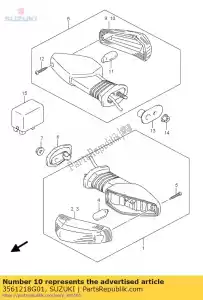 Suzuki 3561218G01 lente - Il fondo