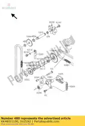 Here you can order the circlip-type-c, from Suzuki, with part number KK480J1100: