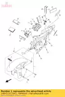 14BY215120P2, Yamaha, parafango anteriore assy yamaha yzf r 1000 2015, Nuovo