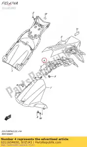 Suzuki 6311604K00 scudo, parafango rr - Il fondo