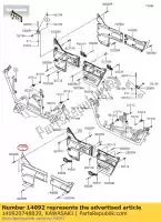 140920748839, Kawasaki, 01 tapa, guarda lateral, fr, lh, s. kawasaki krf800 teryx le krt800 teryx4 800 , Nuevo