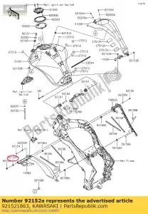 kawasaki 921521863 col, 6.5x10x5.3 zr1000fef - La partie au fond