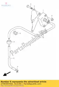 Suzuki 2796585400 filtro, diff vsv - Lado inferior