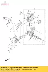 Here you can order the impeller shaft assy from Yamaha, with part number 2CR124500100: