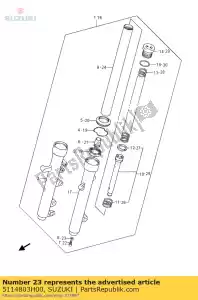 suzuki 5114803H00 uszczelka - Dół