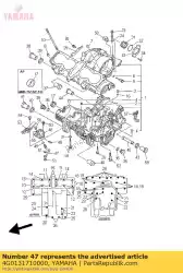 Ici, vous pouvez commander le tuyau, livraison 2 auprès de Yamaha , avec le numéro de pièce 4G0131710000: