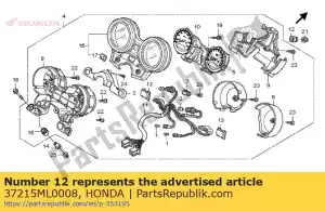 honda 37215ML0008 rubber, meterstand - Onderkant