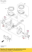 2474137F00, Suzuki, retentor, manivelas suzuki rm  rmz rm250 z z250 z450z rmz250 250 450 , Novo